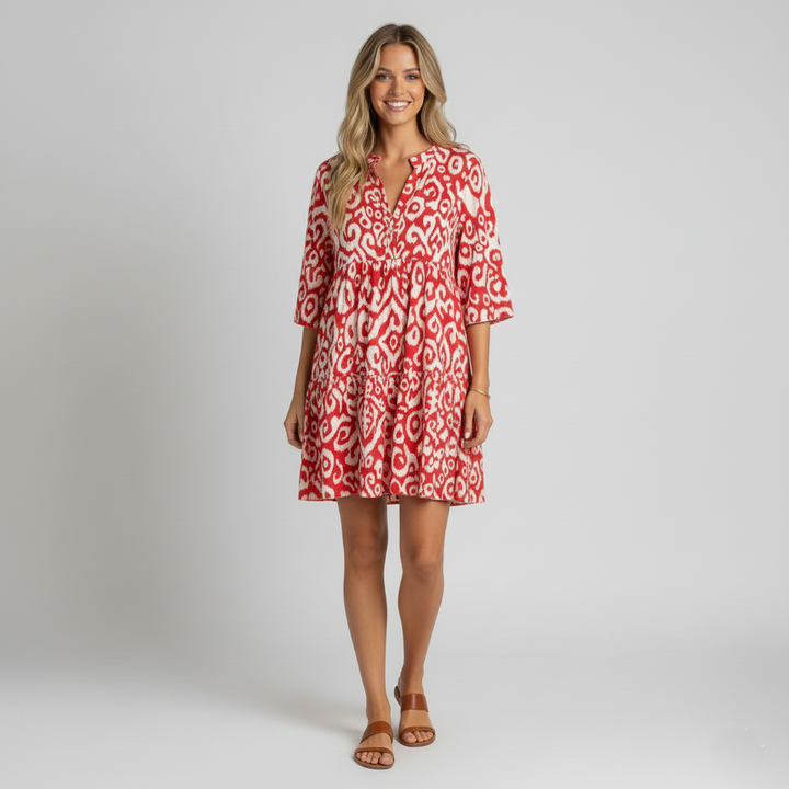 Den Graaf® | ELEGANTE JURK MET V-HALSLIJN