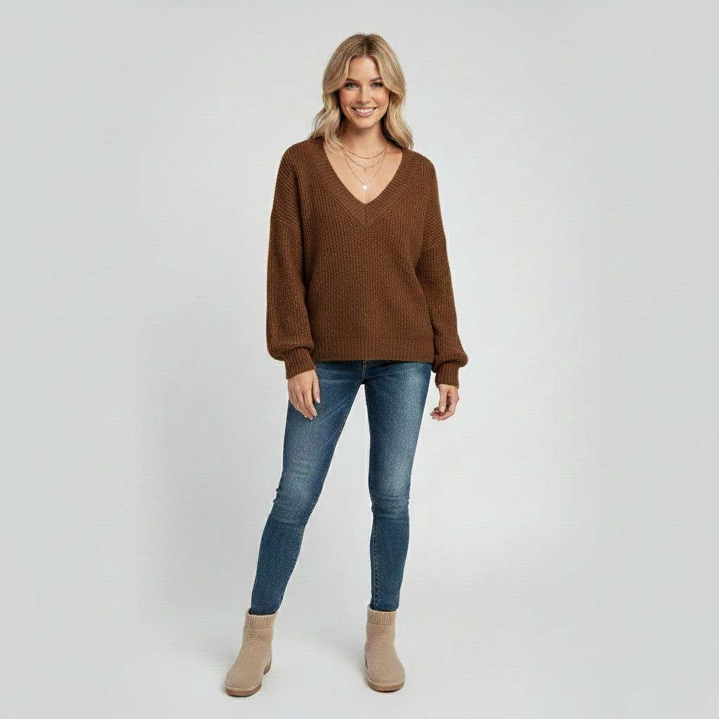 Den Graaf® | Luxe kasjmier trui met V-hals Perfect voor dagelijks gebruik