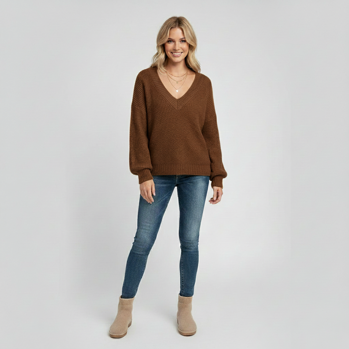Den Graaf® | Luxe kasjmier trui met V-hals Perfect voor dagelijks gebruik
