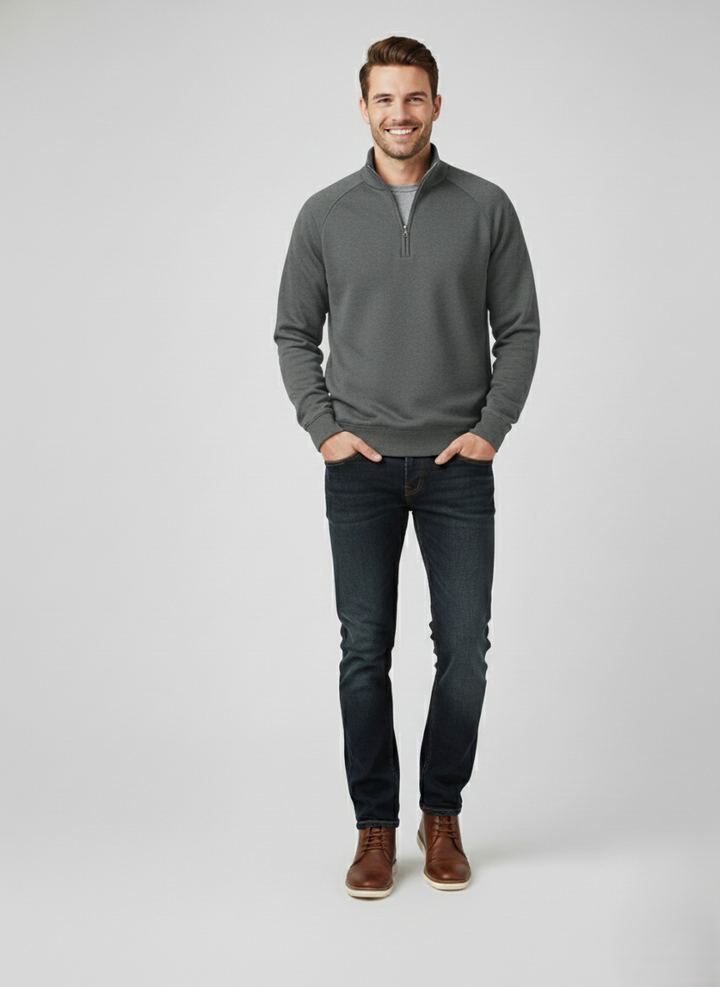 Den Graaf® | Zip-up met halve rits