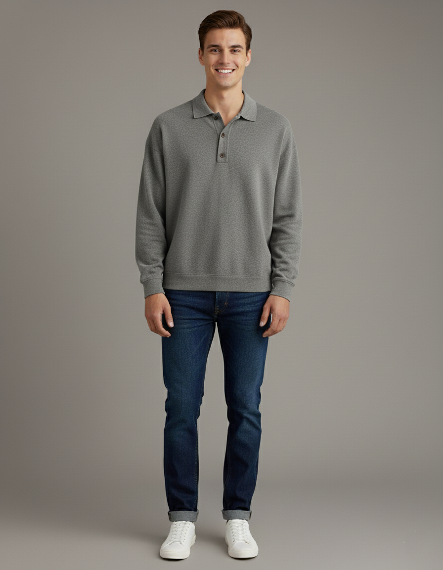 Den Graaf® | Langemouwen Overhemd met Knoopsluiting