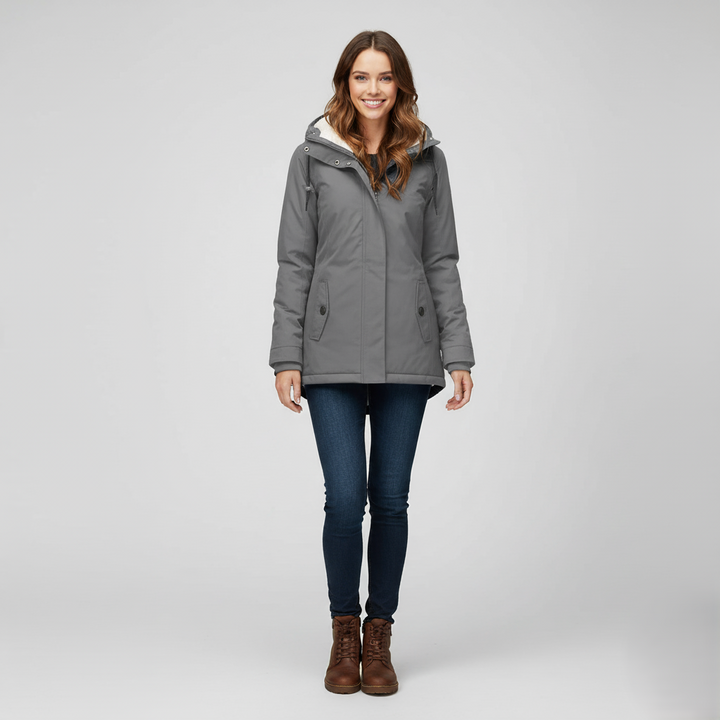 Amélie | Waterdichte winterjas met capuchon