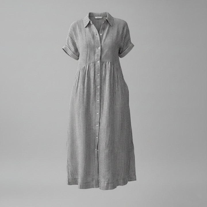 Den Graaf® | STIJLVOLLE GESTREEPTE JURK