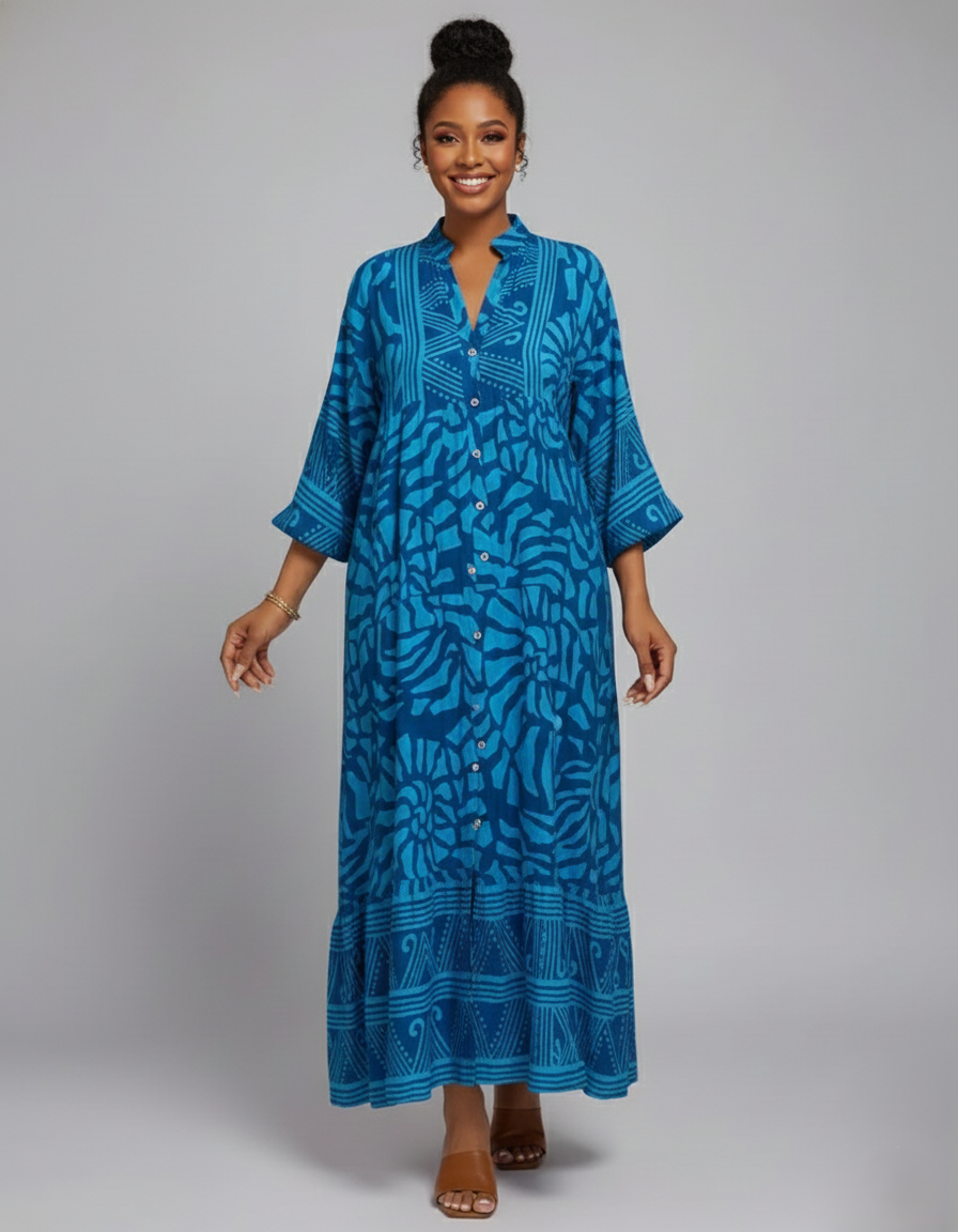 Den Graaf® | Maxi jurk met print