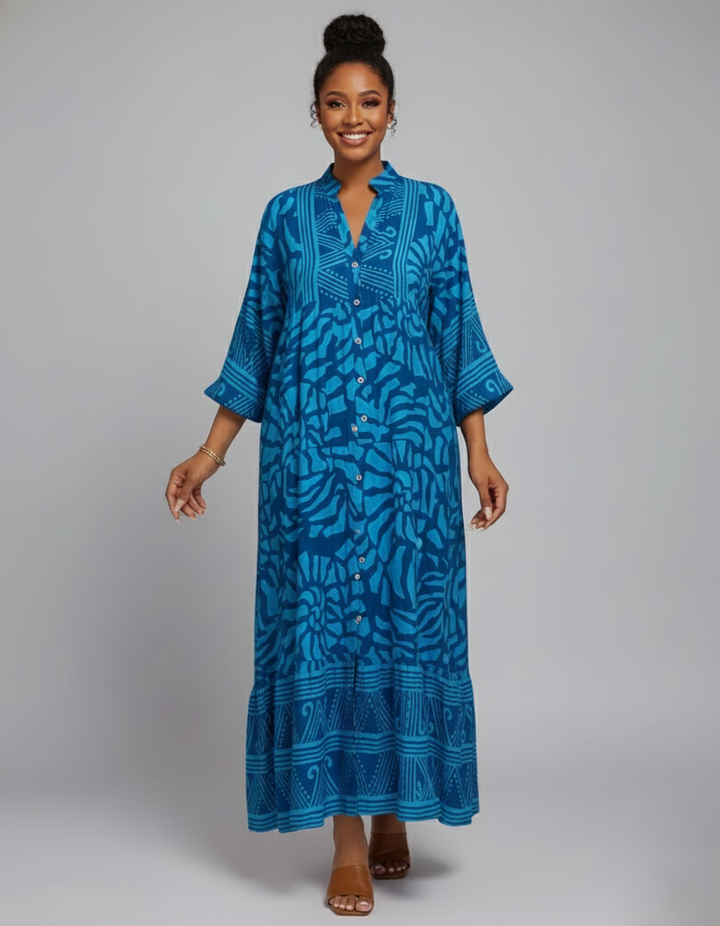 Den Graaf® | Maxi jurk met print