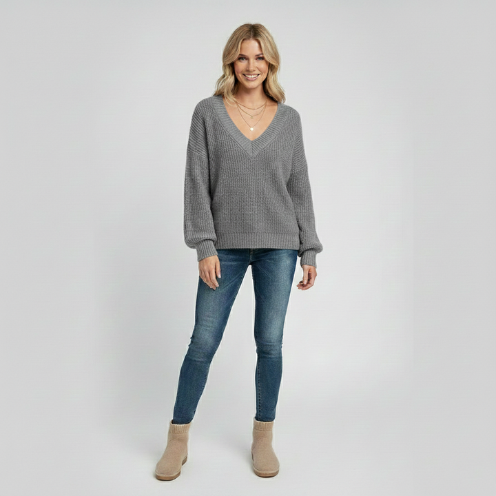 Den Graaf® | Luxe kasjmier trui met V-hals Perfect voor dagelijks gebruik