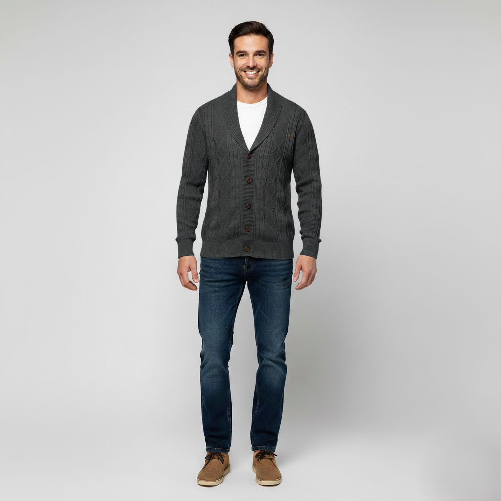 Den Graaf® | Cardigan Met Knopen
