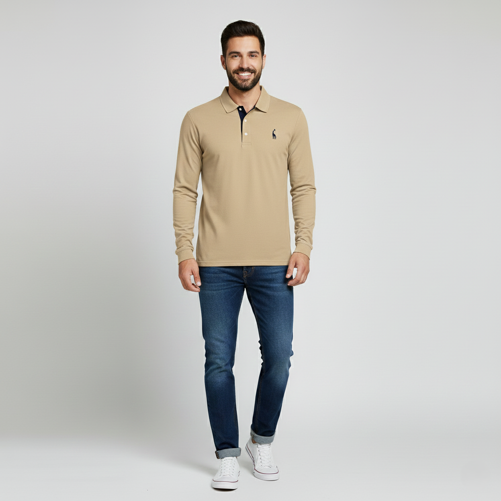 Den Graaf® | Polo met Lange Mouwen