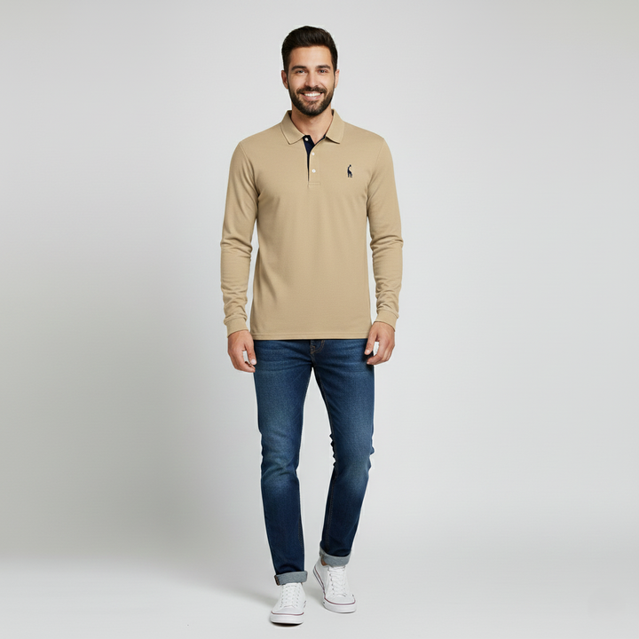 Den Graaf® | Polo met Lange Mouwen