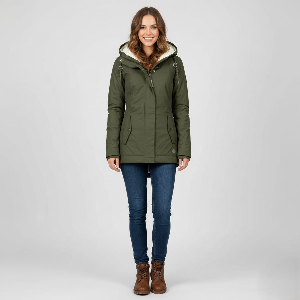 Amélie | Waterdichte winterjas met capuchon