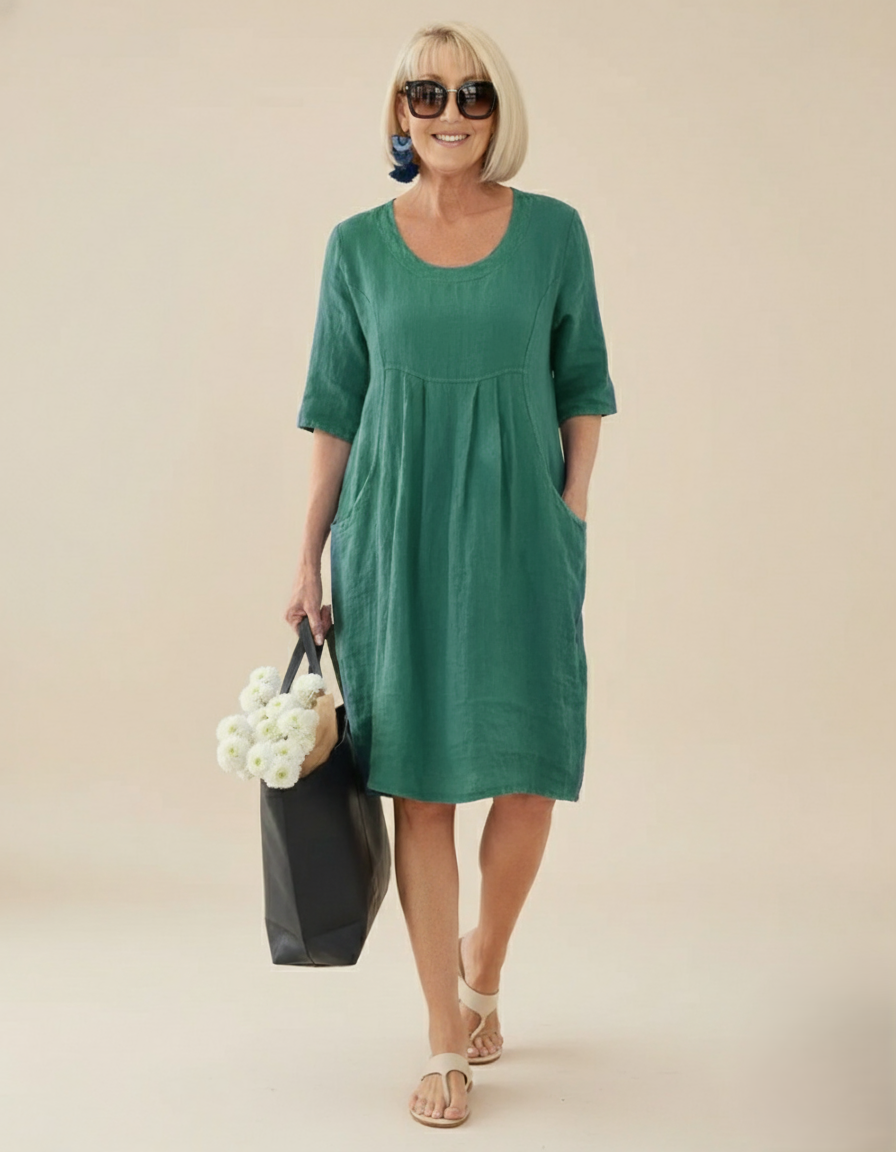 Den Graaf® | COMFORTABELE JURK MET ZAKKEN