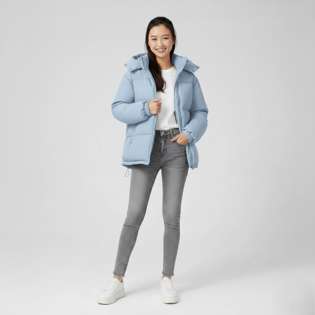 Den Graaf® | gevoerde winterjas met capuchon