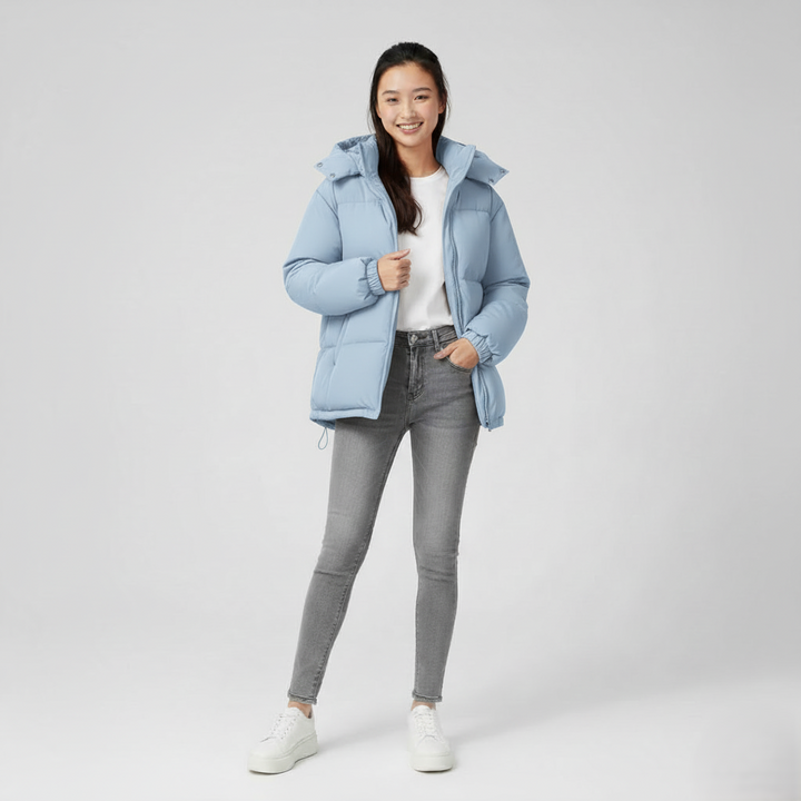 Den Graaf® | gevoerde winterjas met capuchon