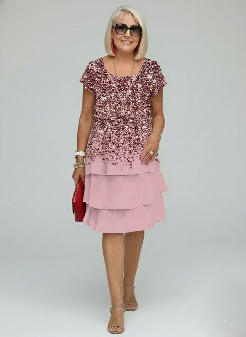 Den Graaf® | Elegante Bloemige Maxi Dress