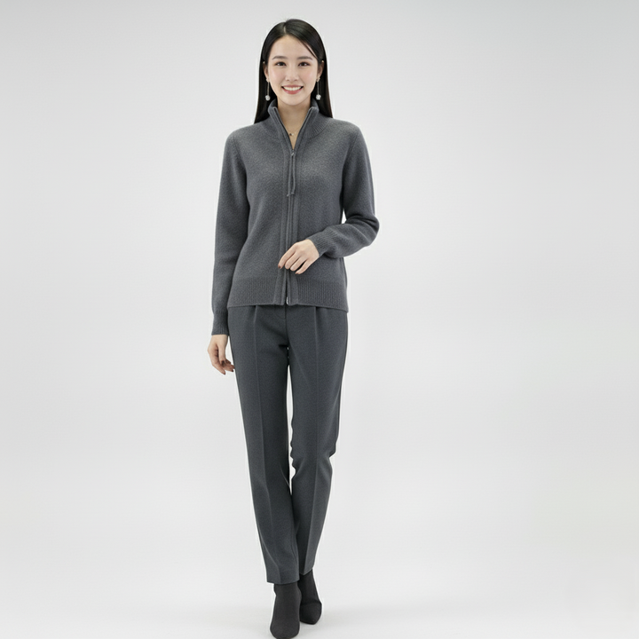 Den Graaf® | Vest met kasjmier ritssluitingVest met kasjmier ritssluiting