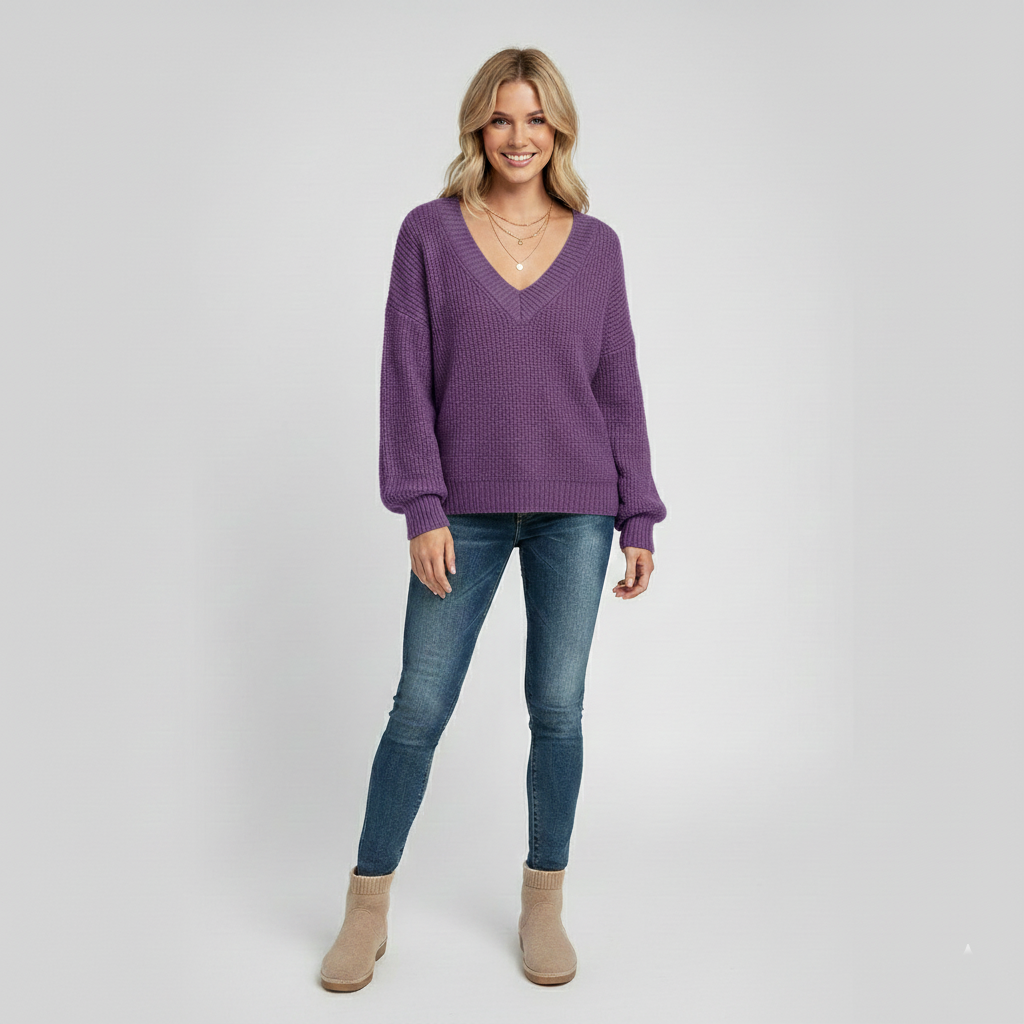 Den Graaf® | Luxe kasjmier trui met V-hals Perfect voor dagelijks gebruik