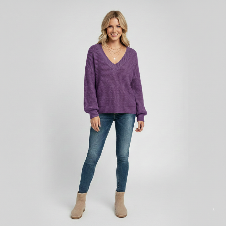 Den Graaf® | Luxe kasjmier trui met V-hals Perfect voor dagelijks gebruik