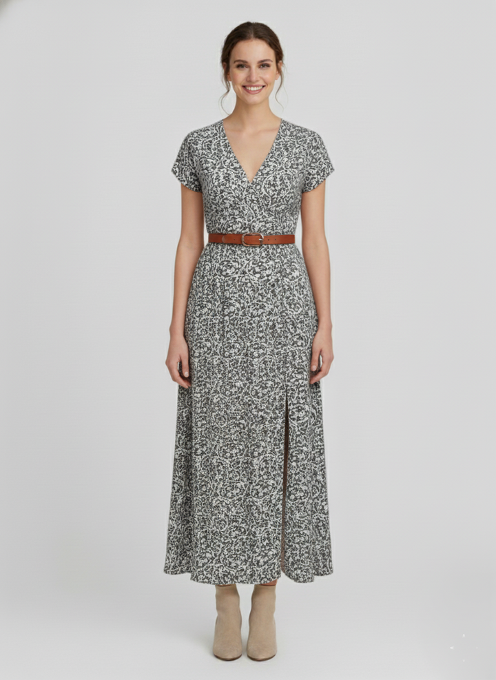 Den Graaf® | Luchtige boho maxi-jurk met bijpassende riem