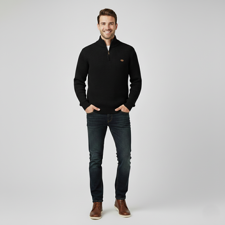 Den Graaf® | Gebreide Zip-Up Trui