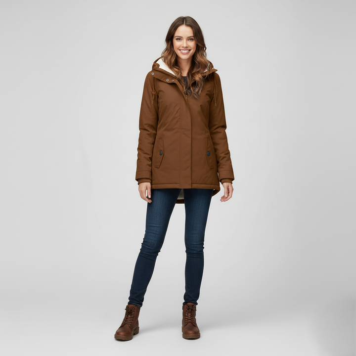 Amélie | Waterdichte winterjas met capuchon