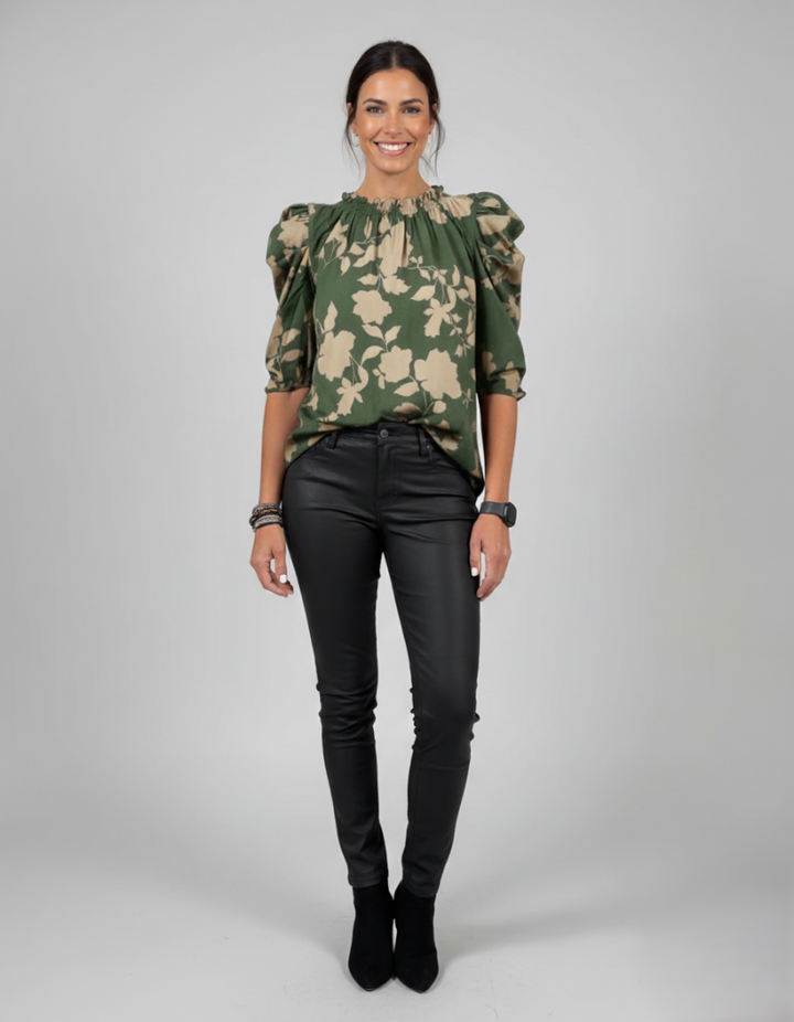 Den Graaf® | Blouse Pompmouw Ruche