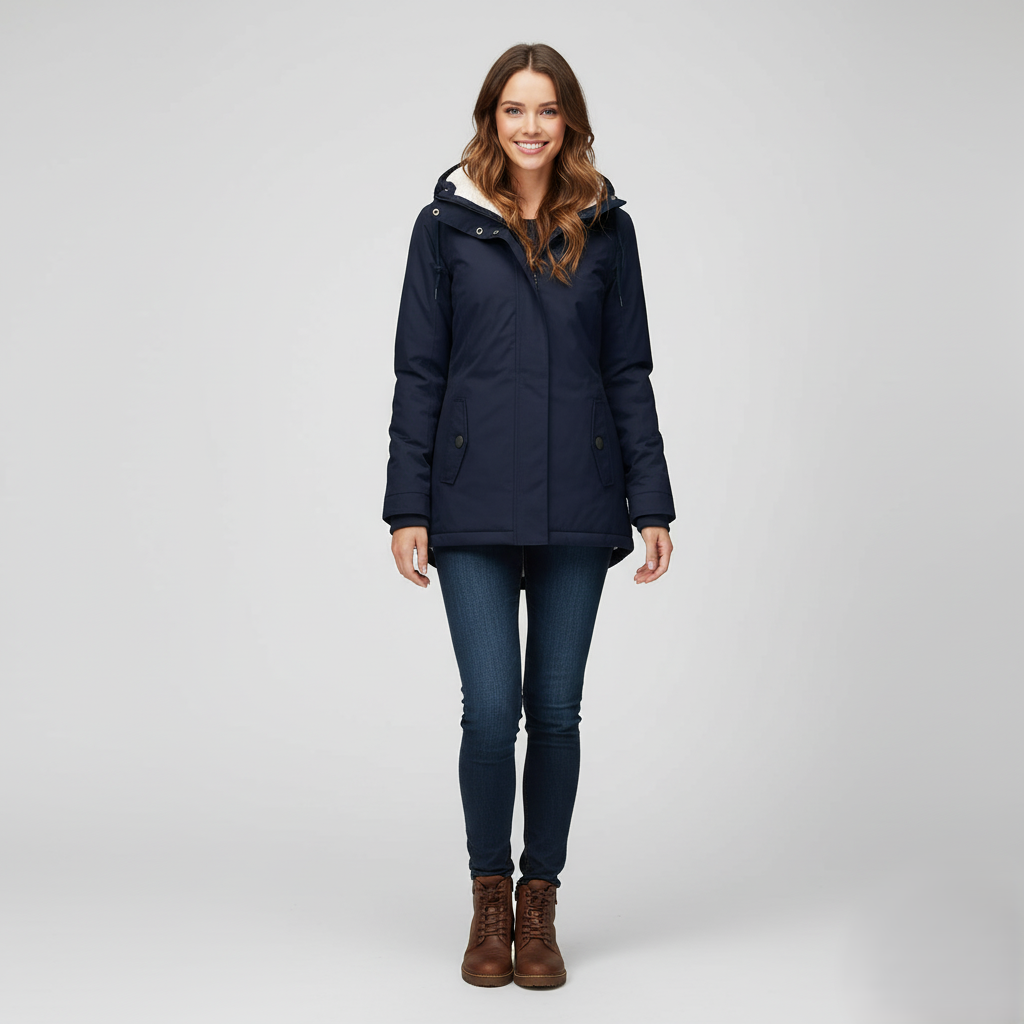 Amélie | Waterdichte winterjas met capuchon