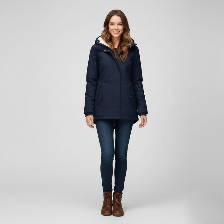 Amélie | Waterdichte winterjas met capuchon