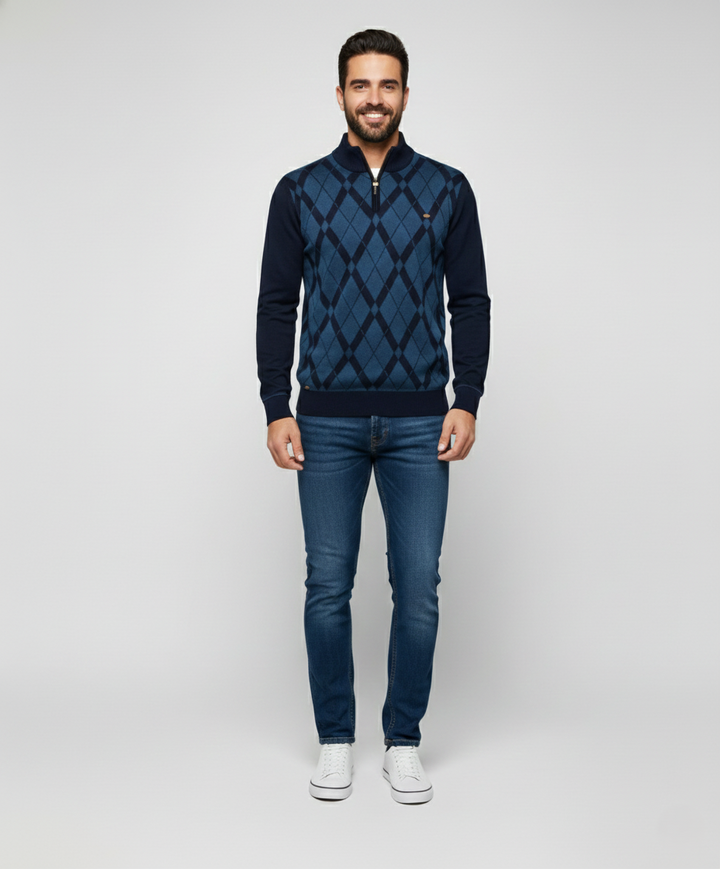 Den Graaf® | Half-Zip Herentrui
