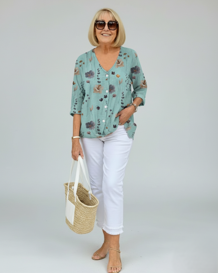 Den Graaf® | Elegante Bloemenblouse