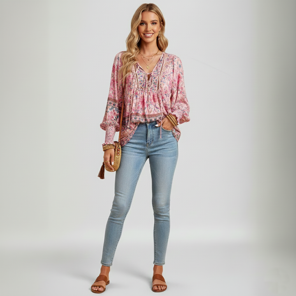 Den Graaf® | STIJLVOL BLOEMENBLOUSE