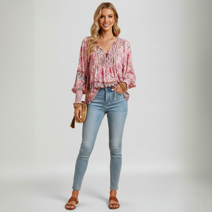 Den Graaf® | STIJLVOL BLOEMENBLOUSE