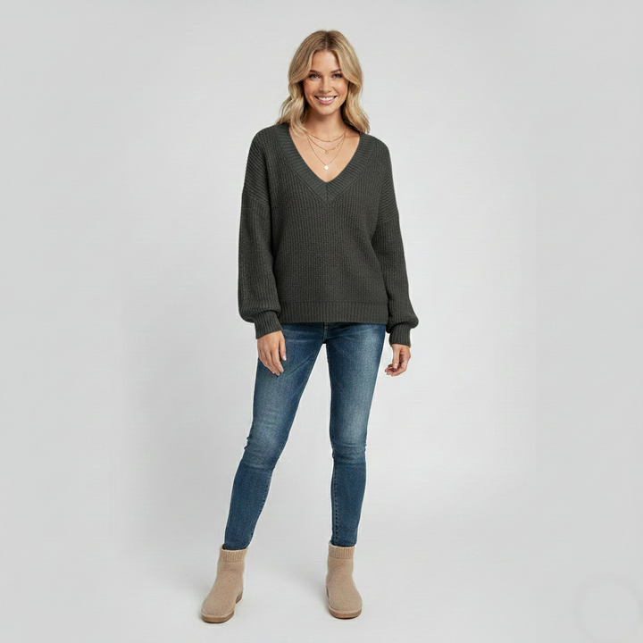 Den Graaf® | Luxe kasjmier trui met V-hals Perfect voor dagelijks gebruik