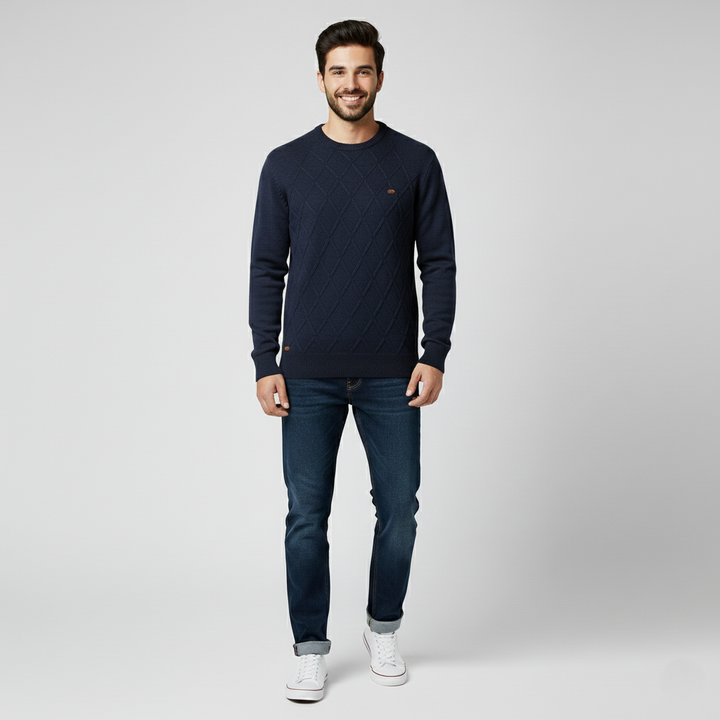 Den Graaf® | Herentrui Met Ruit Design