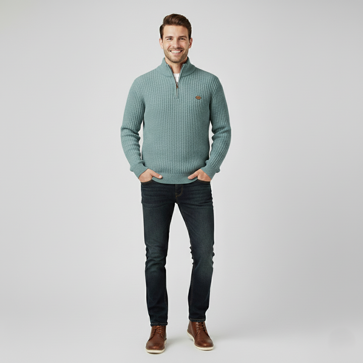 Den Graaf® | Gebreide Zip-Up Trui