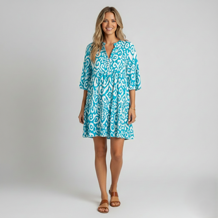 Den Graaf® | ELEGANTE JURK MET V-HALSLIJN