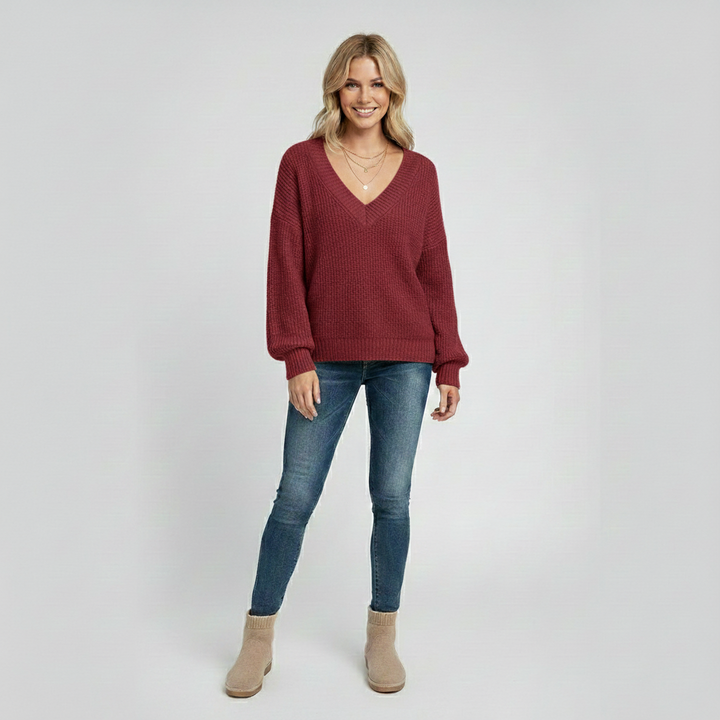 Den Graaf® | Luxe kasjmier trui met V-hals Perfect voor dagelijks gebruik