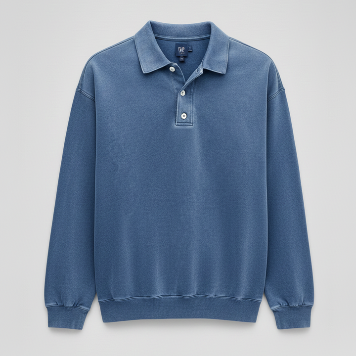 Den Graaf® | Herenpolo met lange mouwen