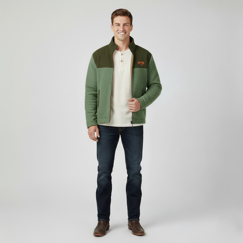 Den Graaf® | Casual heren fleecejack