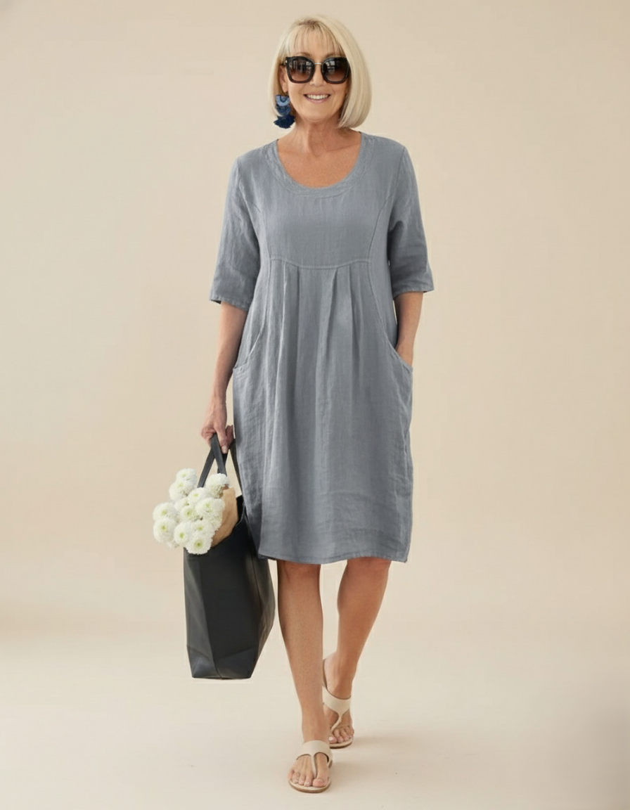 Den Graaf® | COMFORTABELE JURK MET ZAKKEN