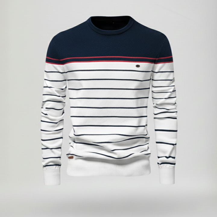 Den Graaf® | Herentrui Met Streepdesign