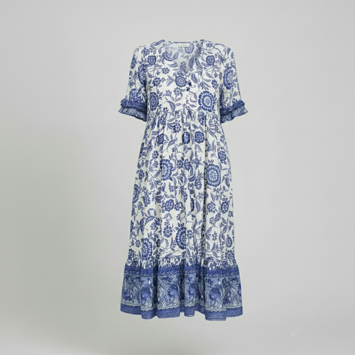 Den Graaf® | BOHEMIAN V-HALS JURK