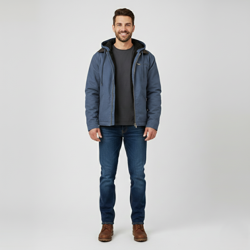 Den Graaf® | Vest met ritssluiting en capuchon