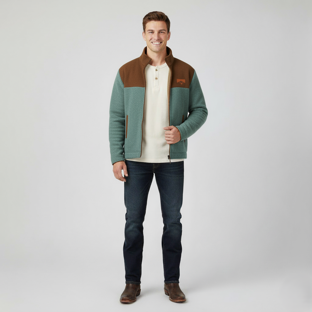 Den Graaf® | Casual heren fleecejack