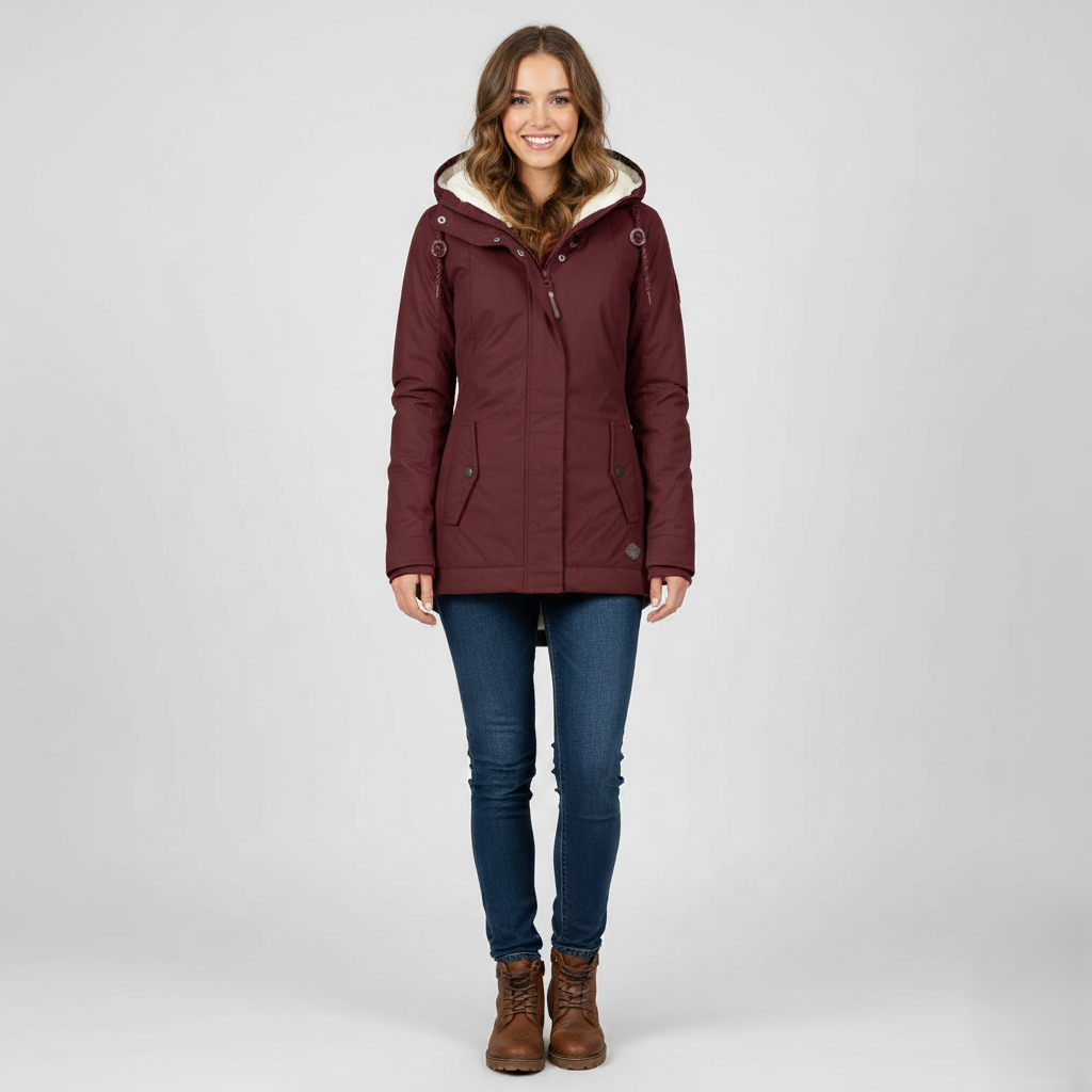 Amélie | Waterdichte winterjas met capuchon