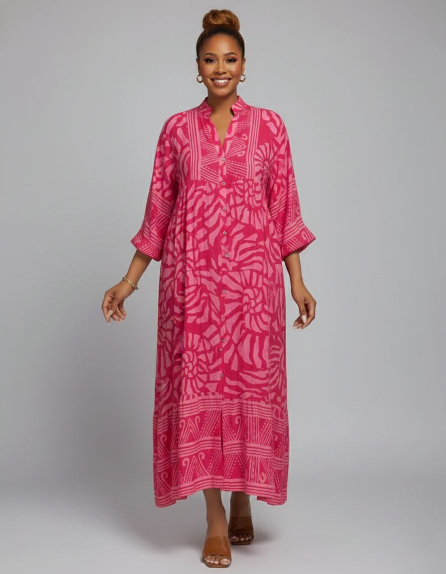 Den Graaf® | Maxi jurk met print