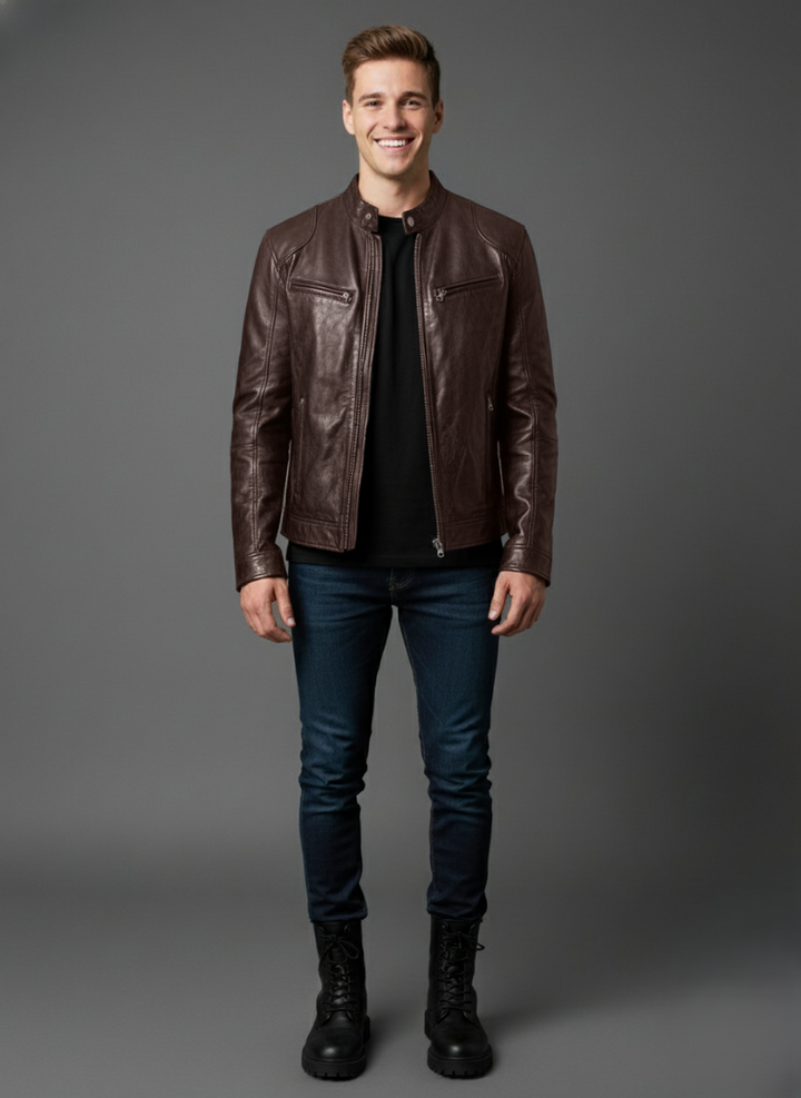 Den Graaf® | Casual Leren Jack