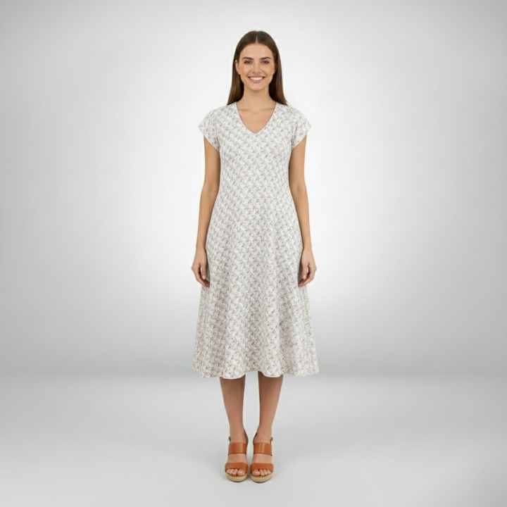 Den Graaf® | Jurk met V-hals en losvallend silhouet