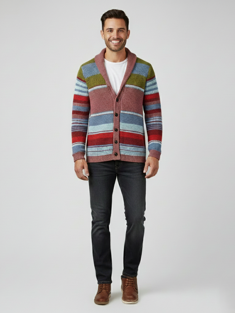 Den Graaf® | Gebreide Gekleurde Sweater