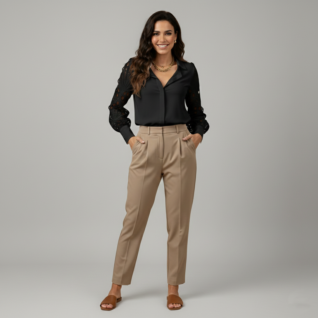 Den Graaf® | MODIEUZE KRAGENBLOUSE