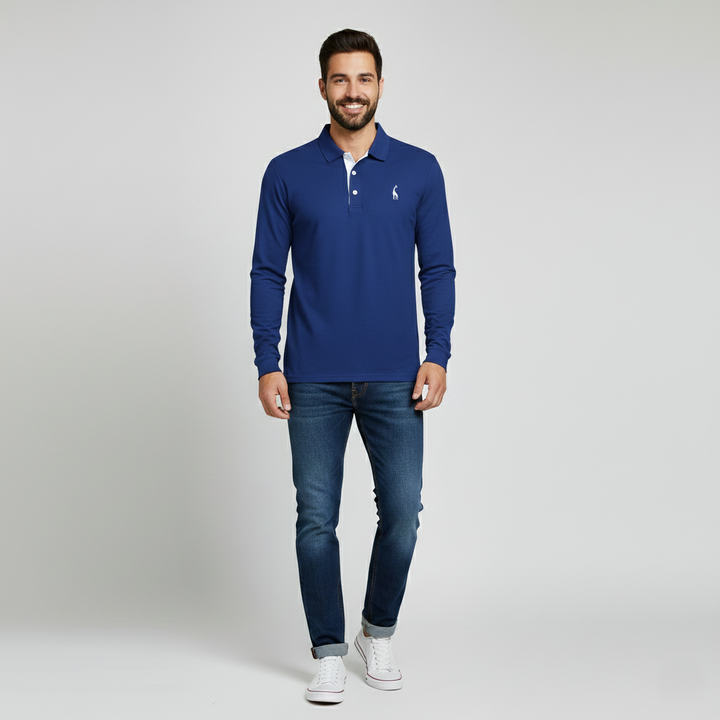 Den Graaf® | Polo met Lange Mouwen